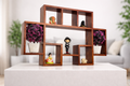 Sheesham wood judi wall shelves