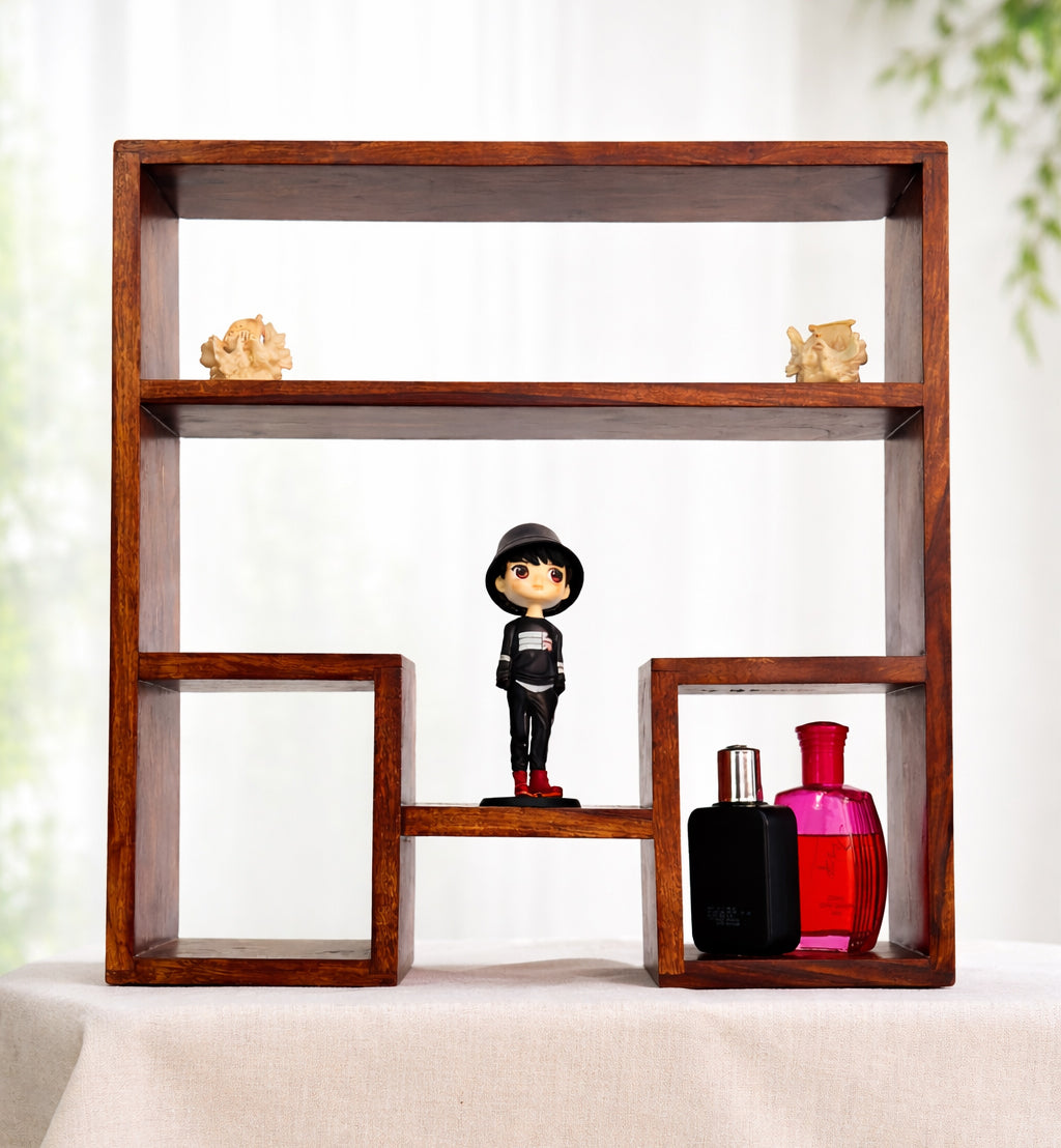 Sheesham Wood Artic Wall Shelf